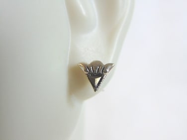 Womens Vintage Estate Sterling Silver Earrings