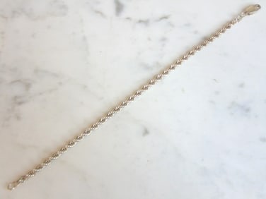 Womens Vintage Estate Sterling Silver Bracelet