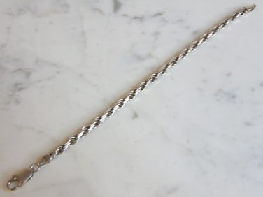 Womens Vintage Estate Sterling Silver Bracelet
