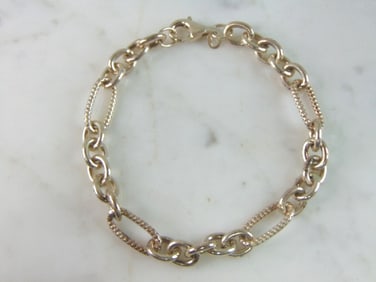 Womens Vintage Sterling Silver Modernist Bracelet