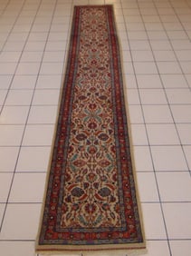 Vintage Estate Decorative Handmade Middle Eastern Runner Rug