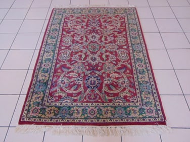 Vintage Estate Handmade Indo Rug
