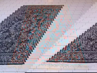 Vintage Estate Handmade Middle Eastern Rug