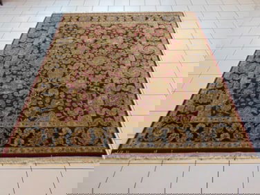 Vintage Estate Handmade Oushak Rug