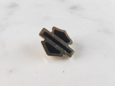 Womens Vintage Estate 10k Gold Harley Davidson Pendant