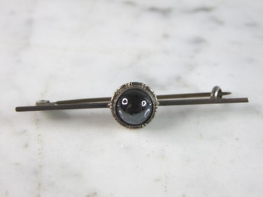 Womens Vintage Estate Sterling Silver Modernist Brooch