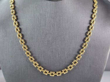 Womens Vintage Estate 14K Yellow Gold Necklace