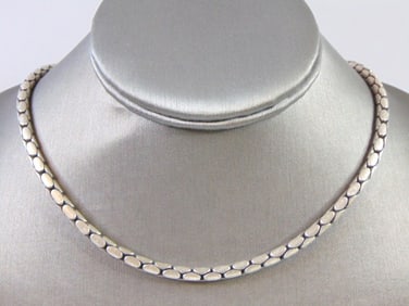 Womens Vintage Estate Sterling Silver Necklace