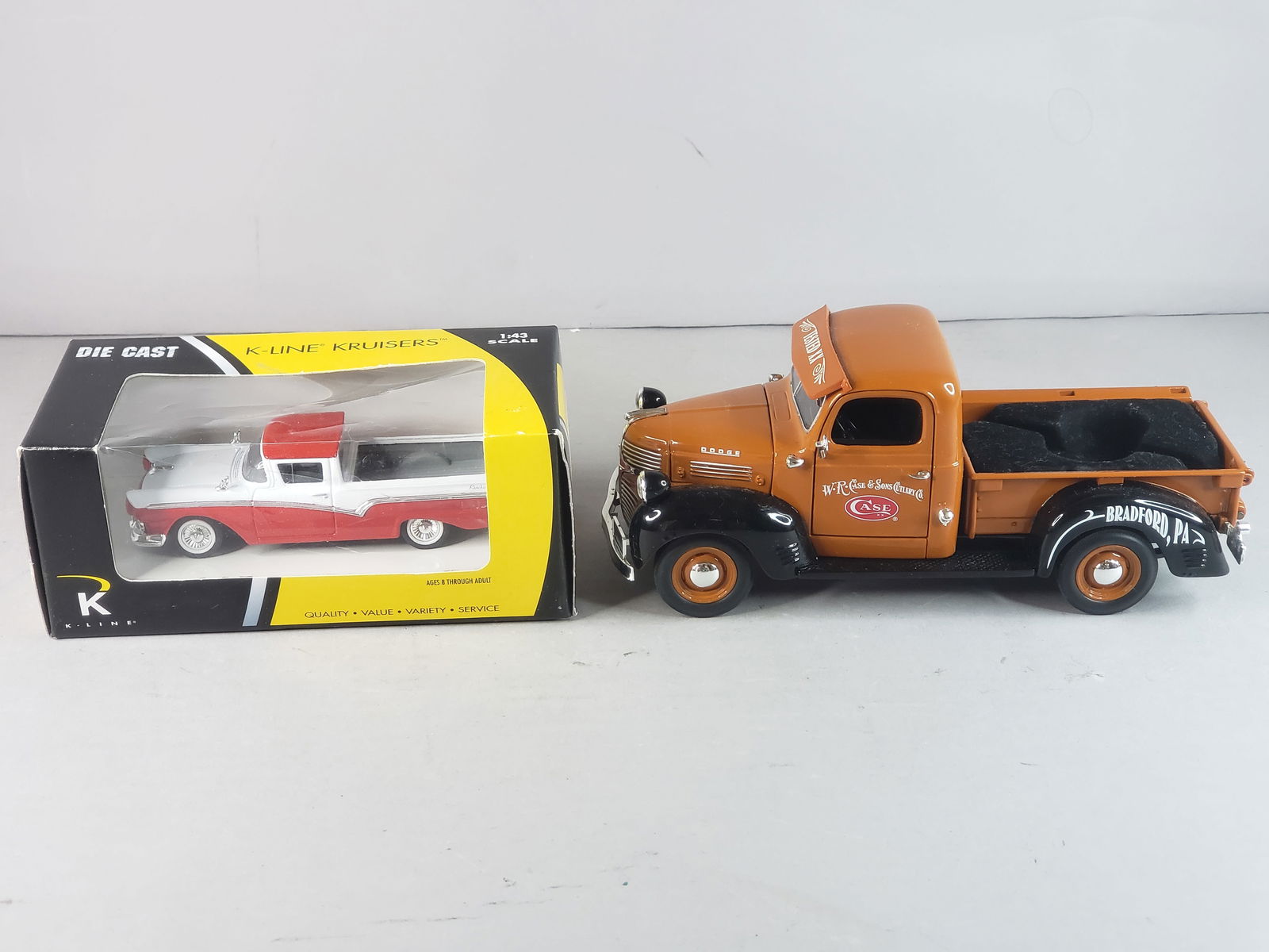 Lot of K-Line Kruisers Truck and Case Dodge Pick Up Truck Die Cast Models (1 of 6)