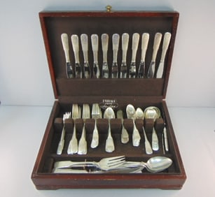 Vintage International Sterling Silver Monogram Flatware