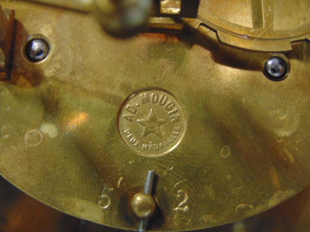 ANTIQUE VICTORIAN VEER AMSTERDAM MANTLE CLOCK - 10