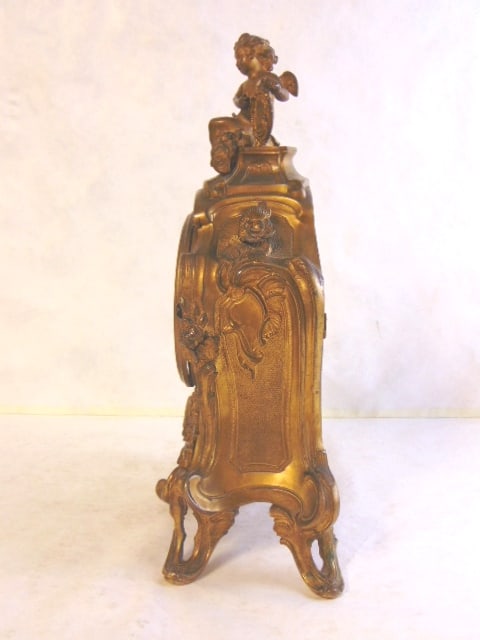 ANTIQUE VICTORIAN VEER AMSTERDAM MANTLE CLOCK - 6