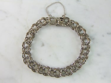Womens Vintage Estate Sterling Silver Bracelet