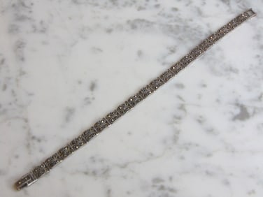 Womens Vintage Estate Sterling Silver Bracelet