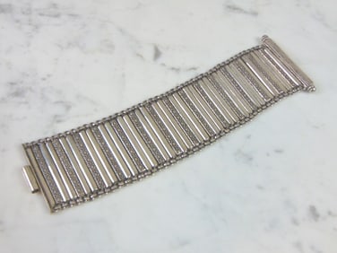 Womens Vintage Estate Sterling Silver Bracelet