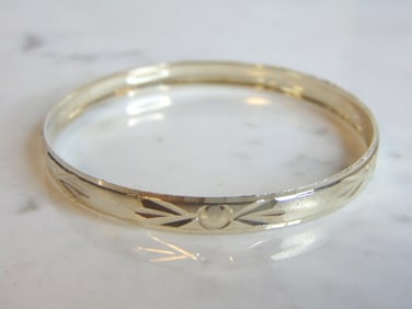 Womens Vintage Estate Sterling Silver Bracelet