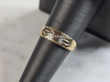 Womens Vintage Estate 14k Yellow Gold Ring