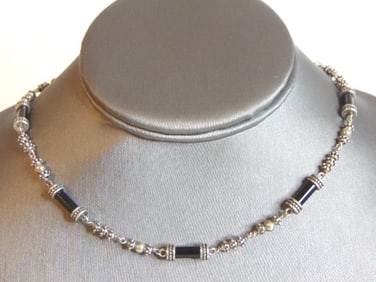 Womens Vintage Estate Sterling Silver Necklace