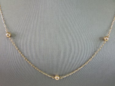 Womens Vintage Estate 10K Gold Necklace