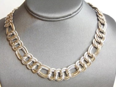 Womens Vintage Estate Sterling Silver Necklace