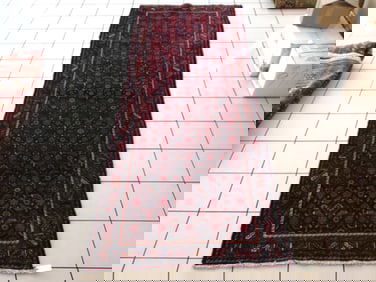 Vintage Antique Decorative Handmade Middle Eastern Bakhtiari Runner Rug