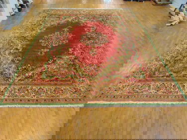 Vintage Estate Semi-Antique Handmade  Rug