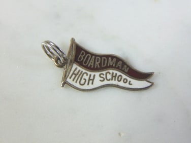 Womens Vintage Sterling Silver Broadman High School