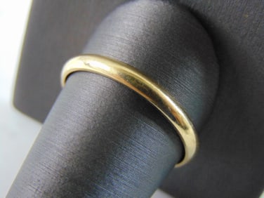 Vintage Estate 14k Yellow Gold Wedding Band Ring