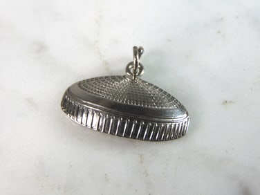 Womens Vintage Estate Sterling Silver The Domed Stadium Charm