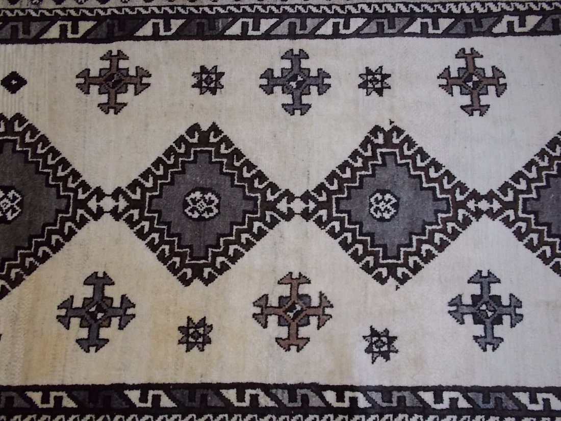 Handmade Semi Antique Persian Rug 3 X 6 - 4