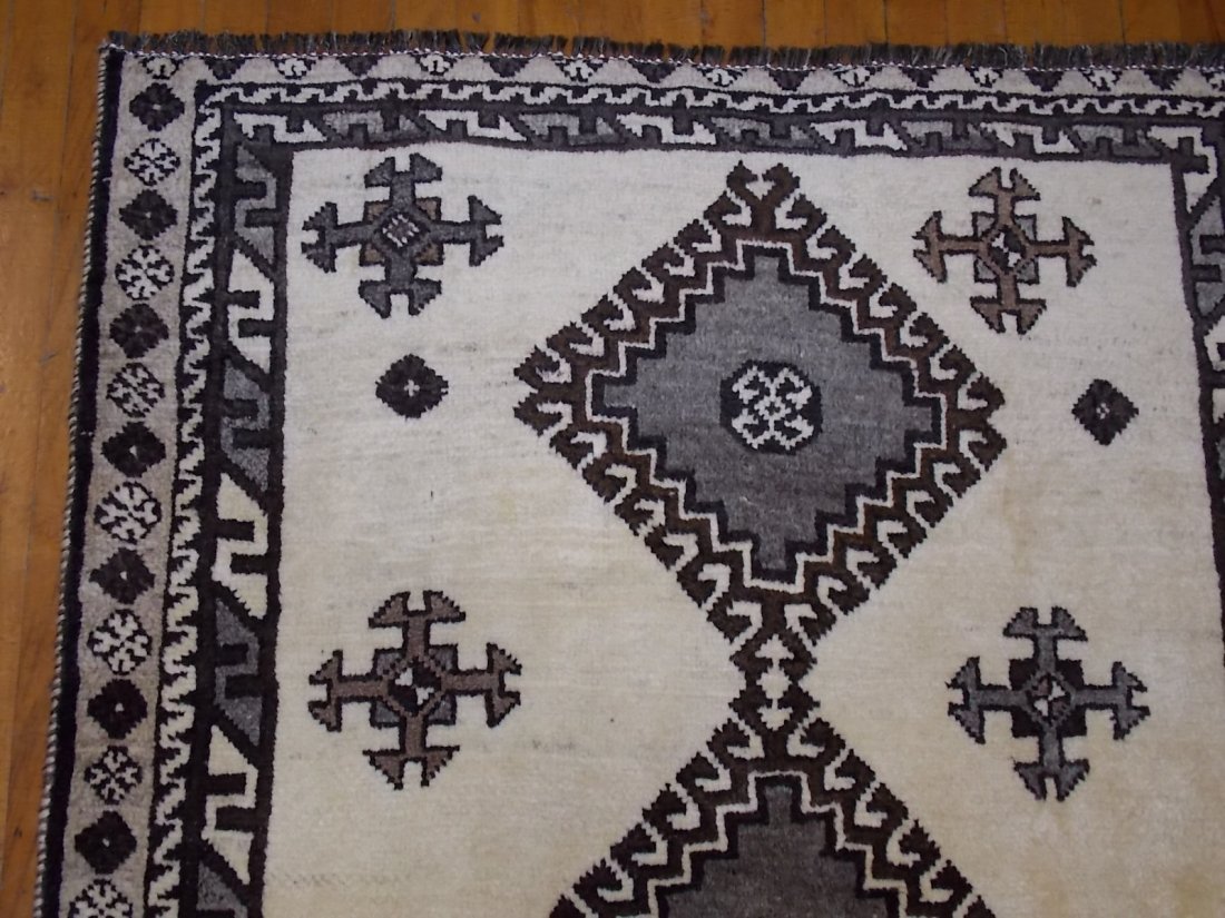 Handmade Semi Antique Persian Rug 3 X 6 - 5