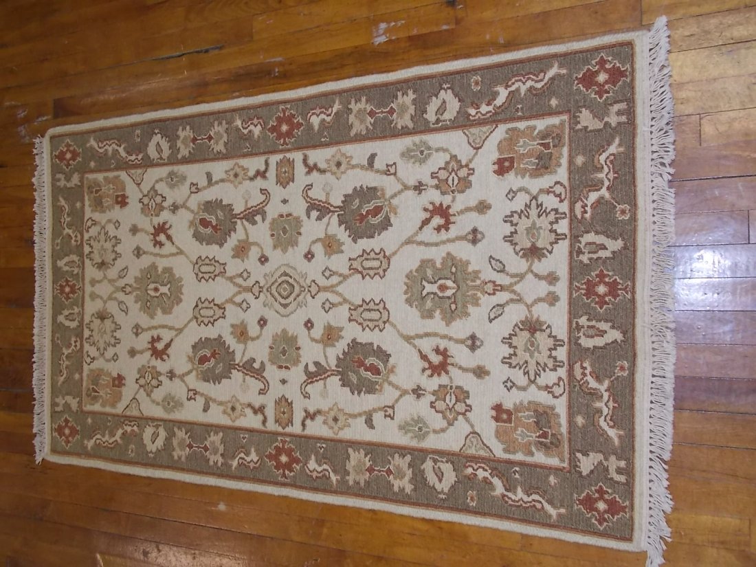 Handmade Indo Hand Knotted Rug 3 X 5 - 2