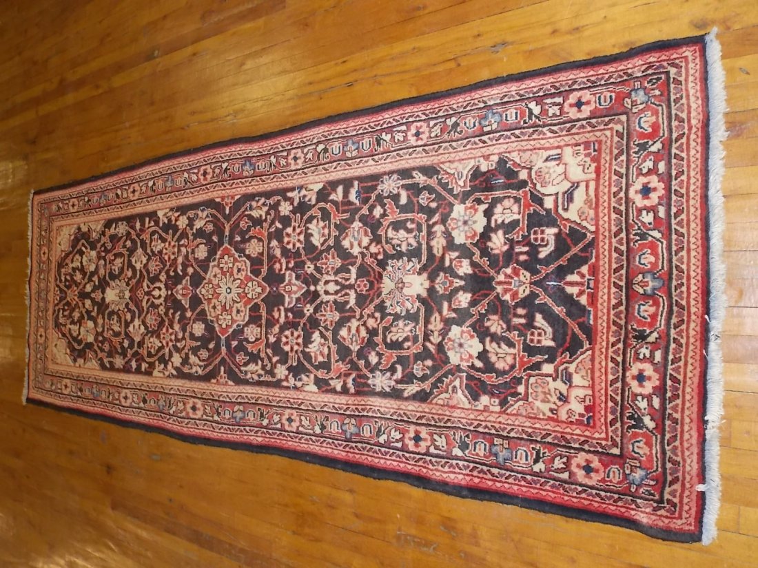 Handmade Mahal Persian Rug 3 X 10
