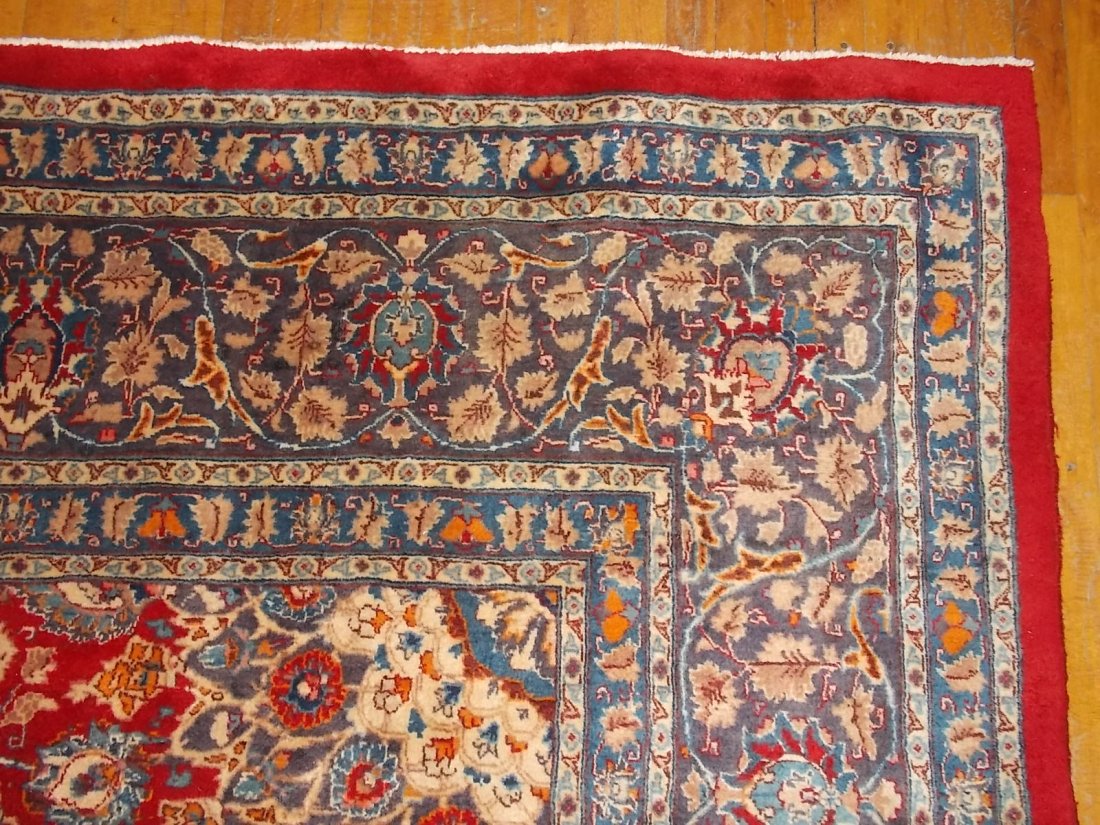 Handmade Meshed Persian Semi Antique Rug 10 X12 - 5