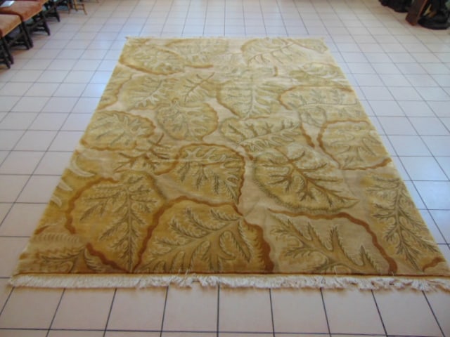 Vintage Estate Handmade Decorative Indo Rug (1 of 7)