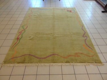 Vintage Estate Decorative Handmade Indo Nepali Rug