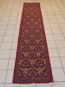 Vintage Estate Decorative Handmade Jozan Runner Rug