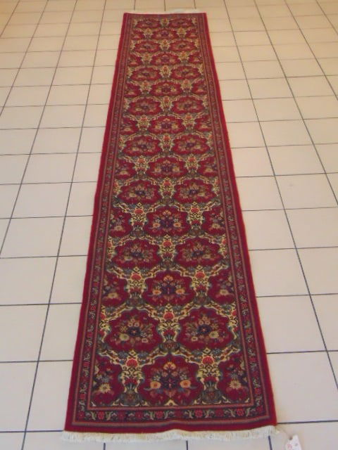 Vintage Estate Decorative Handmade Jozan Runner Rug (1 of 7)