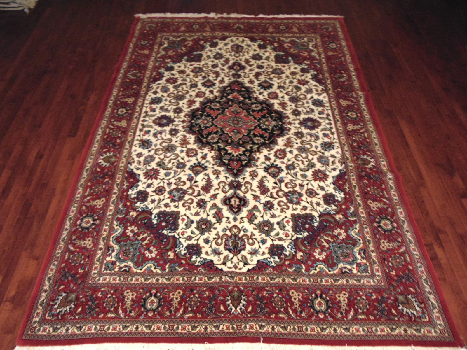 Vintage Estate Semi-Antique Handmade Middle Eastern Rug (1 of 7)