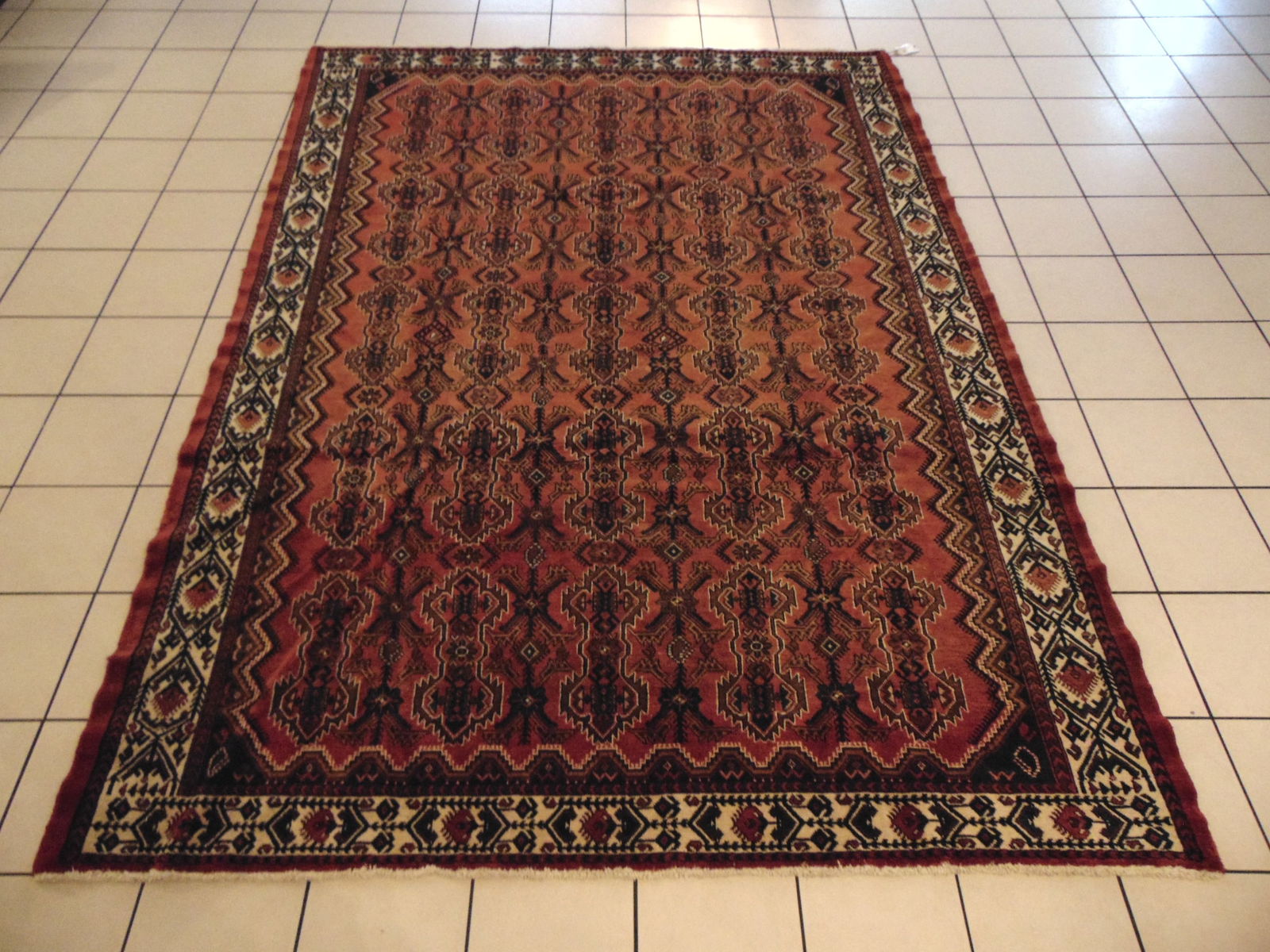 Vintage Estate Semi-Antique Handmade Middle Eastern Joshaghan Rug (1 of 7)