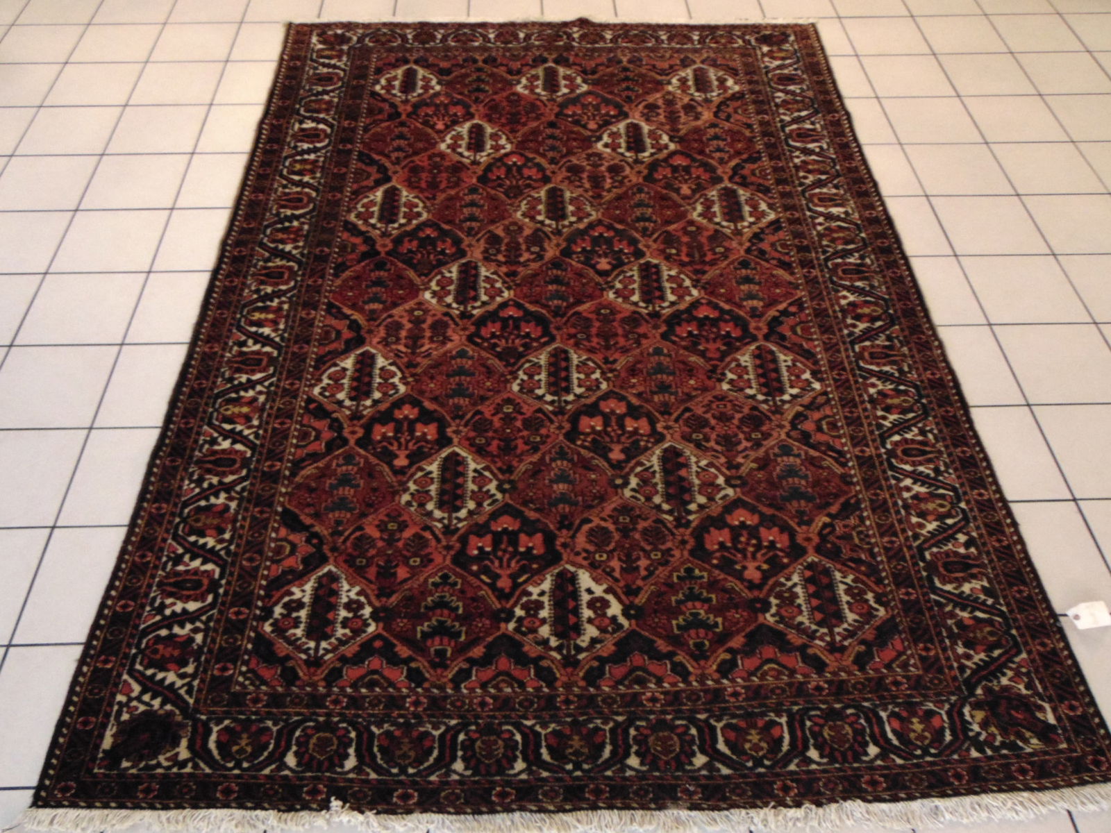 Vintage Estate Semi-Antique Handmade Middle Eastern Heriz Rug (1 of 7)