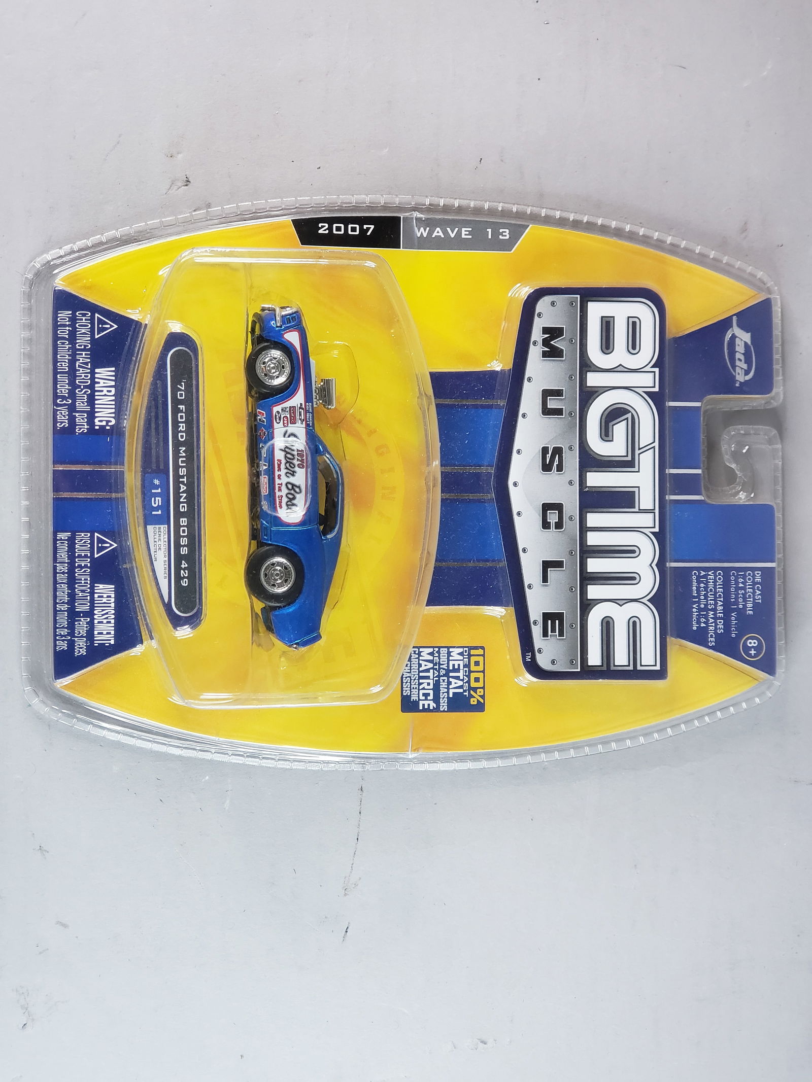 Jada Die Cast Bigtime Muscle 1970 Ford Mustang Boss 429 1:64 (1 of 3)