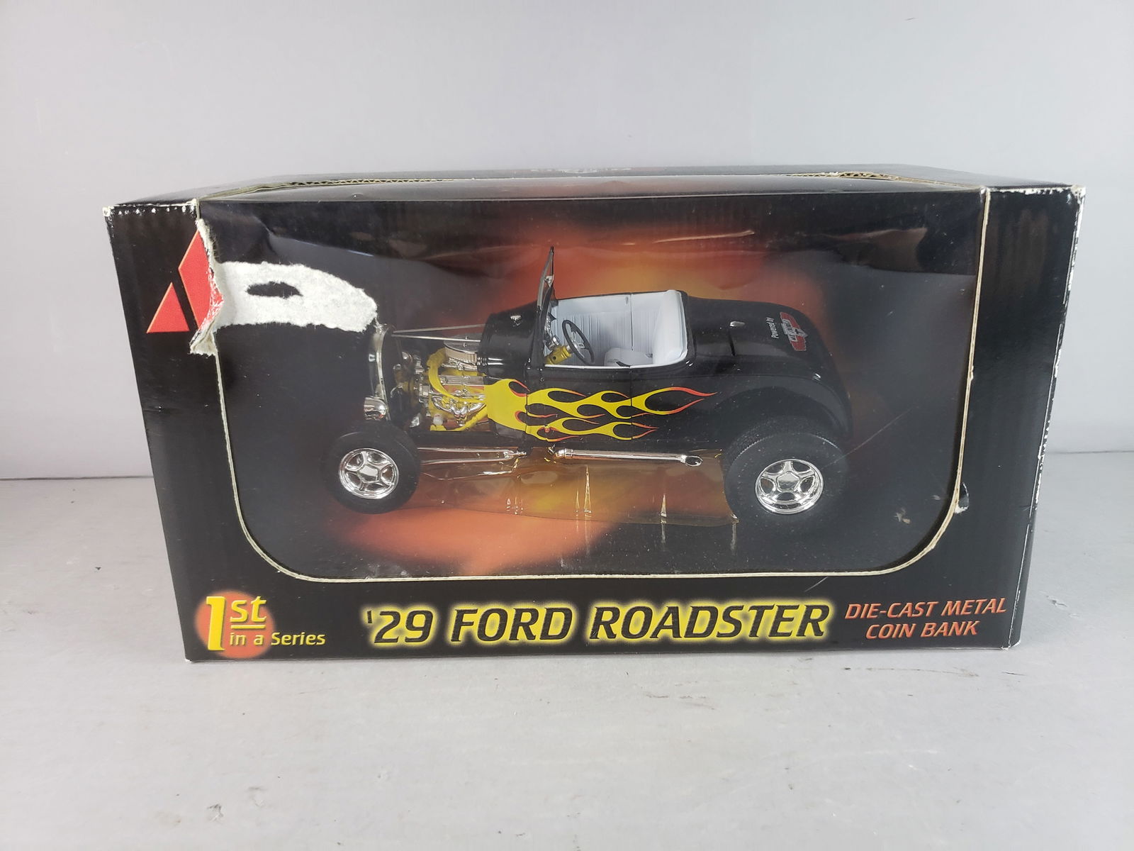 Ace Stores 1st In A Series 1929 Ford Roadster Diecast Metal Coin Bank (1 of 7)