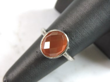 Womens Vintage Estate Sterling Silver Modernist JCM Ring