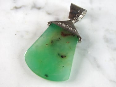 Womens Vintage Estate Sterling Silver Jay King DTR Modernist Pendant