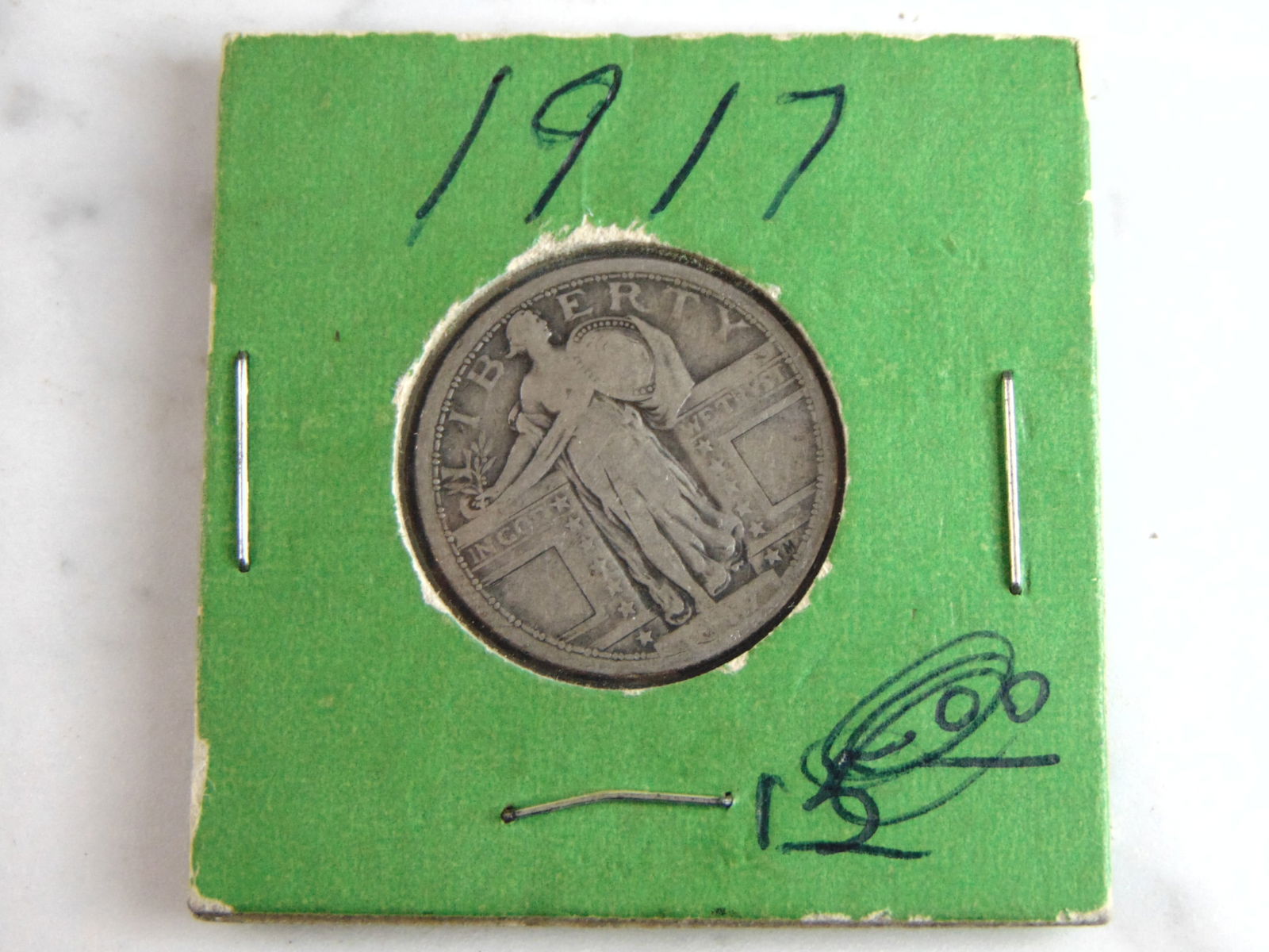 1917 Standing Liberty Quarter Dollar Coin (1 of 4)