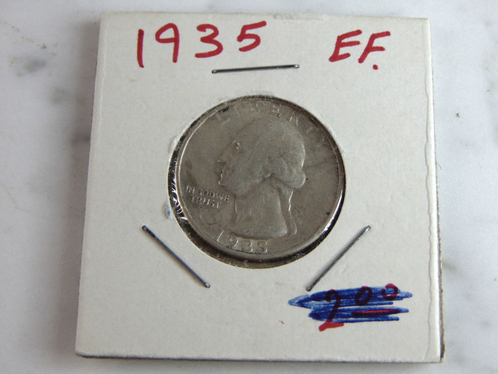 1935 Washington Quarter Dollar Coin (1 of 3)