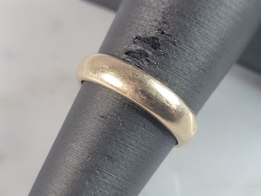 Womens Vintage Estate 14k Yellow Gold Wedding Band Ring