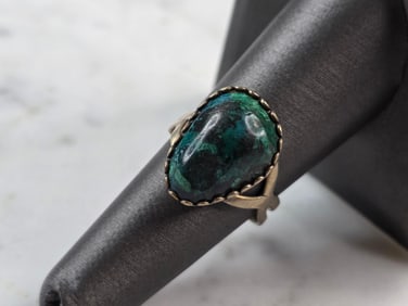 Womens Vintage Estate Sterling Silver Eilat Adjustable Ring