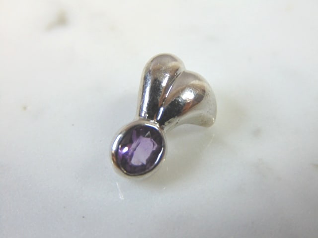 Womens Vintage Estate Sterling Silver Pendant (1 of 2)